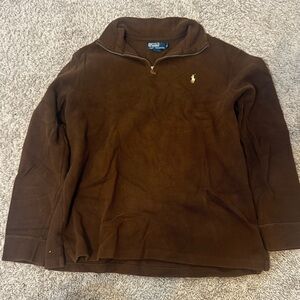Ralph Lauren Brown Polo Quarter-Zip
